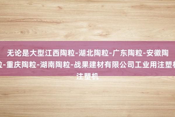 无论是大型江西陶粒-湖北陶粒-广东陶粒-安徽陶粒-重庆陶粒-湖南陶粒-战果建材有限公司工业用注塑机